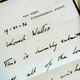 A love letter from Edward VIII is seen at Christies auction house in Rome June 16, 2004.